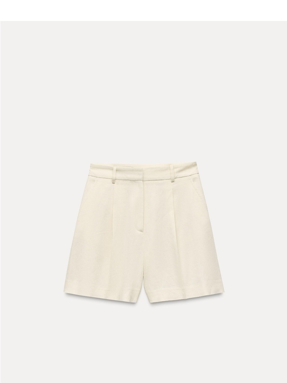 Zara Tailored lined blend High-Waist Women's Shorts size S NEW WITHOUT TAG